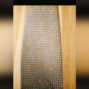 Yves Saint Laurent Olive Green Silk Tie YSL hand Made Vintage